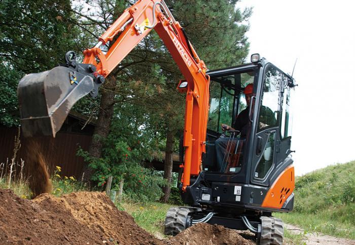 Hitachi ZX 16-3 excavator specs & dimensions (2010 - 2016