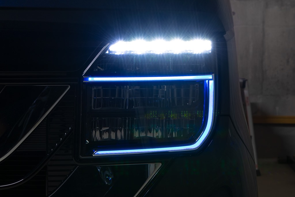 JH3/4 N-WGNカスタム デイライト機能追加 LED加工ヘッドライト - LEDMATICS