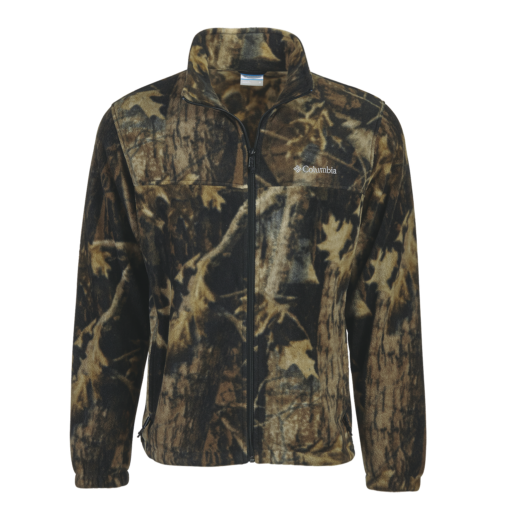 Columbia Men's Printed Full-Zip Steens Mountain Fleece Jacket for