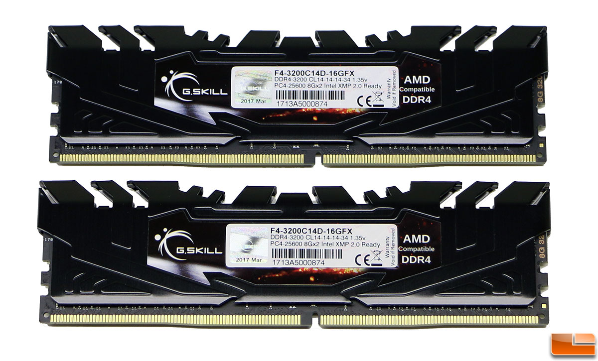 G.SKILL Flare X Series 16GB DDR4 3200MHz AMD Memory Kit Review