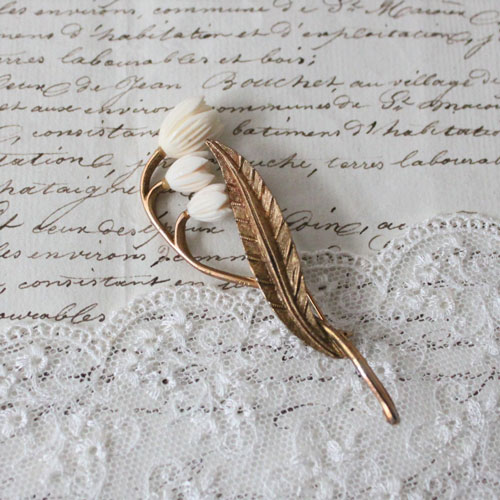 Le grand tresor(ル・グラン・トレゾワ) / すずらんヴィンテージブローチ