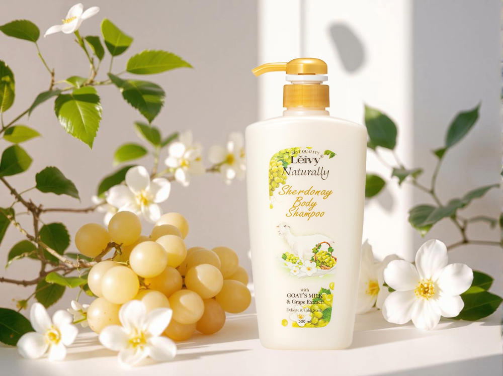ボディシャンプー シャルドネジャスミン 500ml｜Leivy Naturally