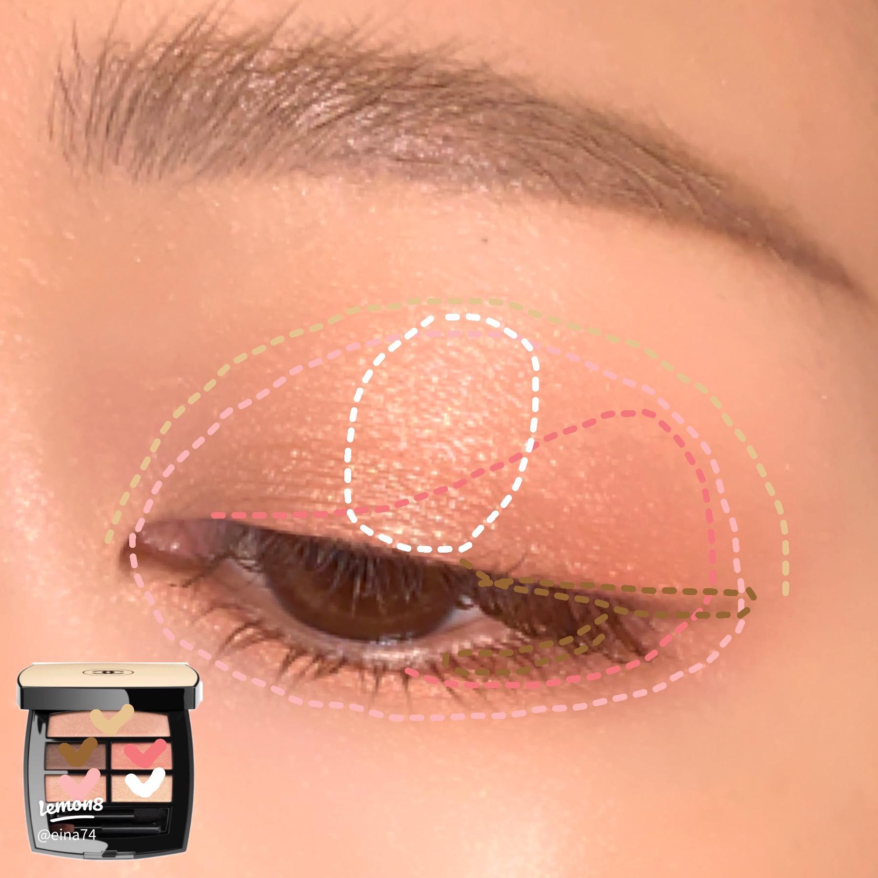 CHANEL / レベージュパレットルガールウォームを使ったメイク3パターン