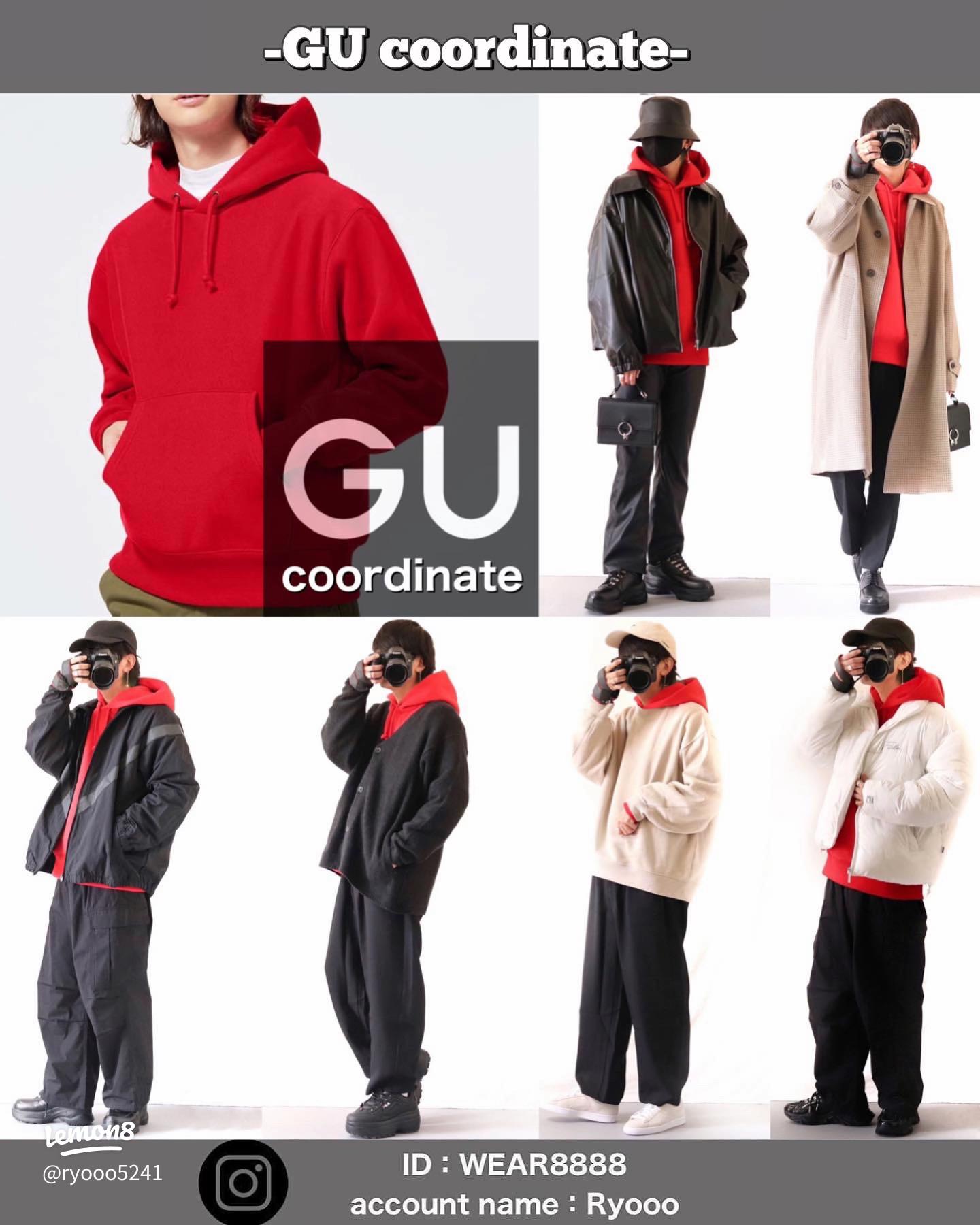 冬にぴったり！赤色パーカーを使ったコーディネート特集