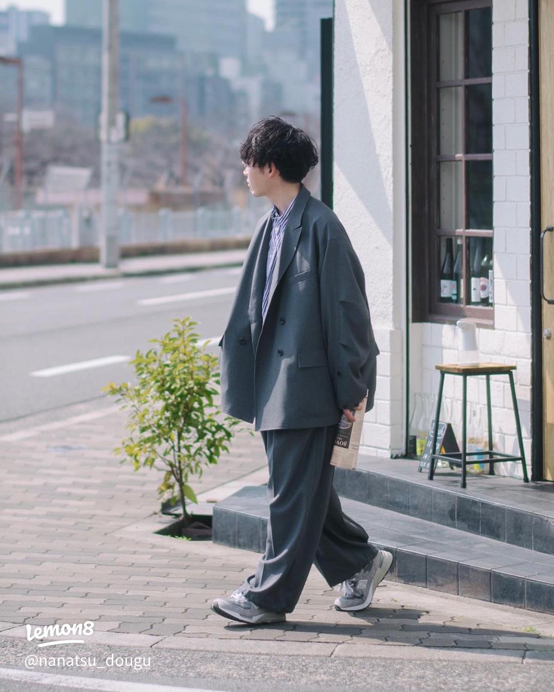 city boy style (No.1)ダブルスーツ セットアップコーデ スーツコーデ