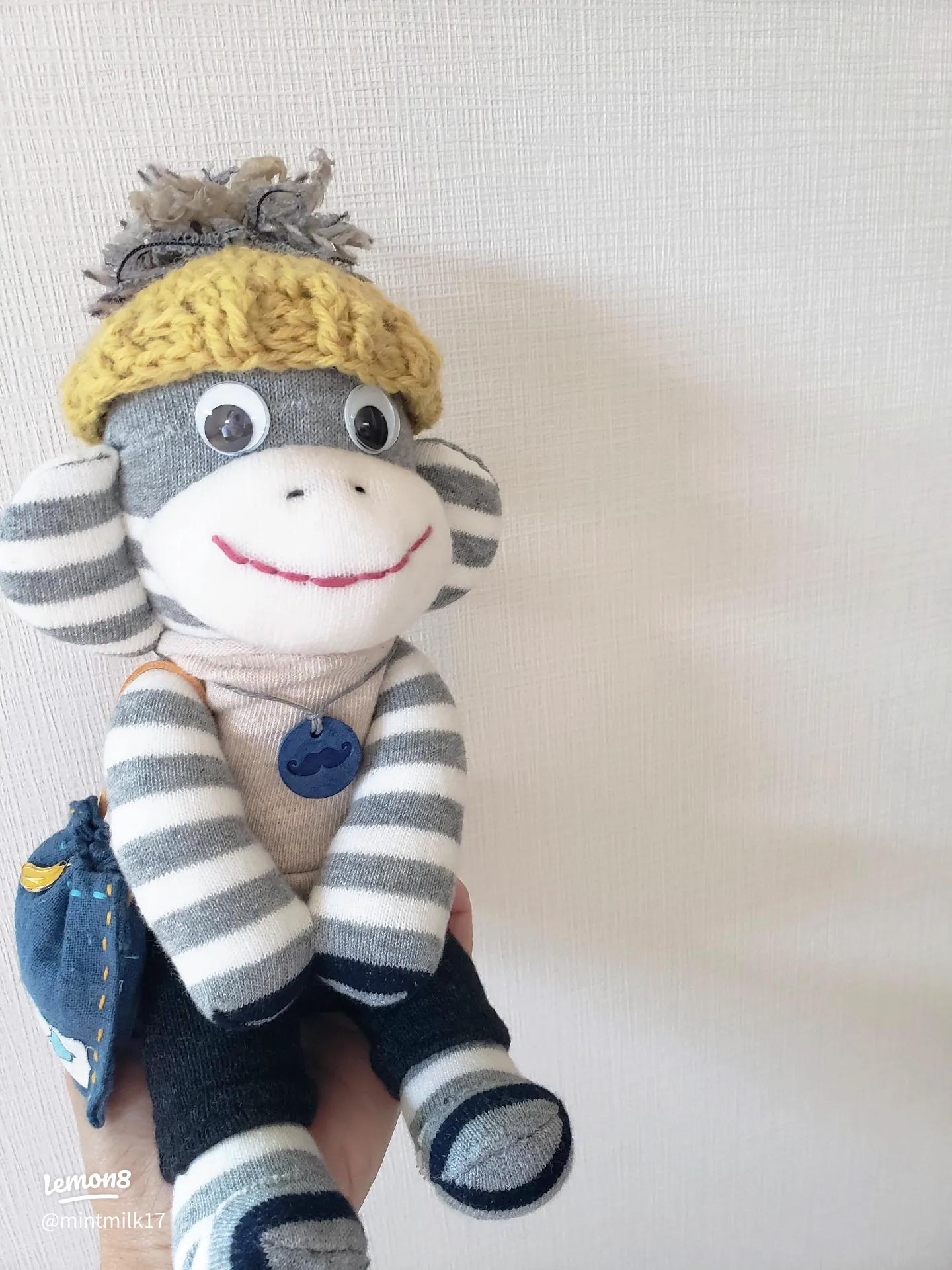 男の子ソックモンキーの手作りアイデア