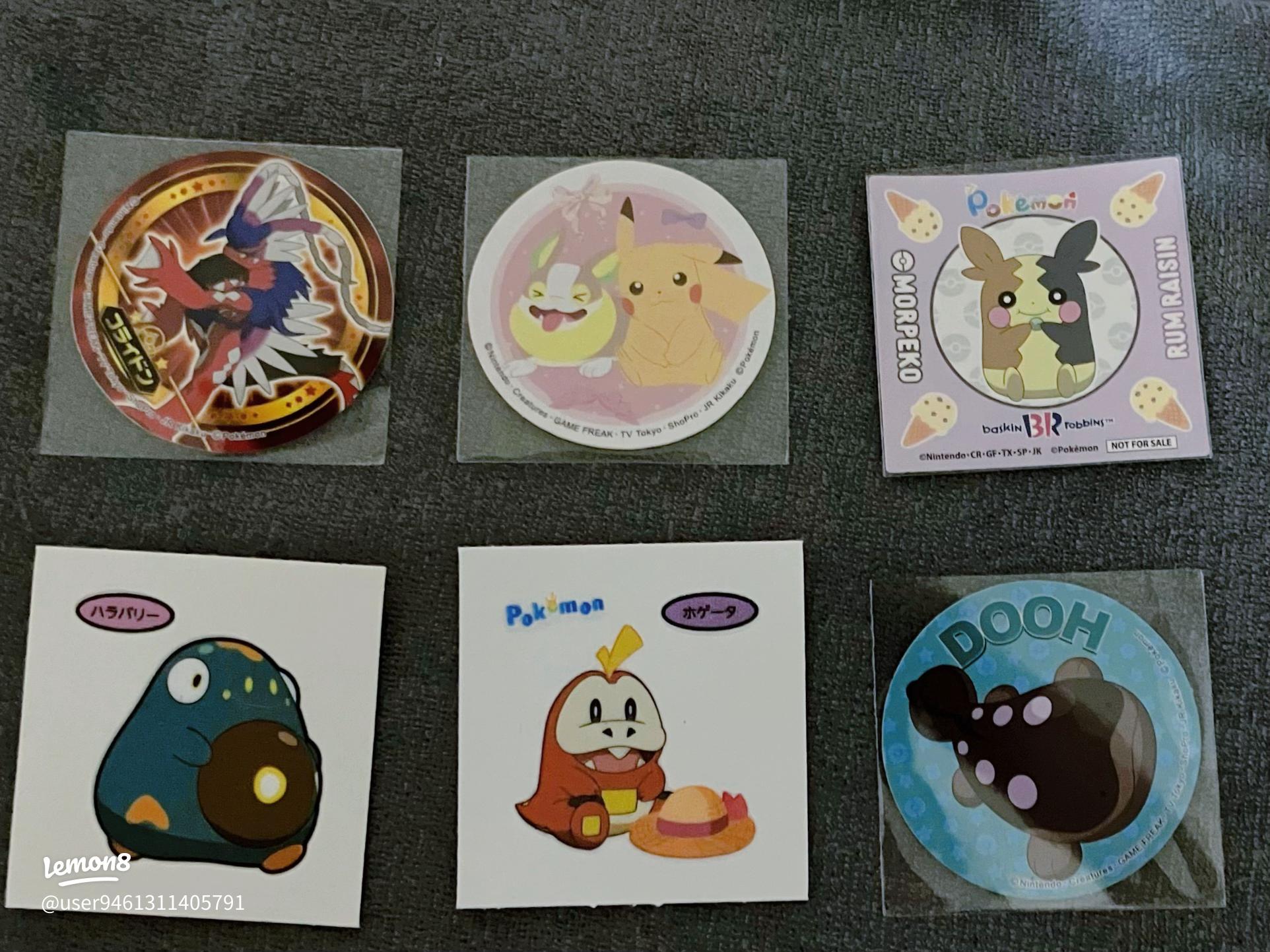 40枚 正規品 ポケモン 硬い 3d シール 韓国限定 ピカチュウ ピチュー