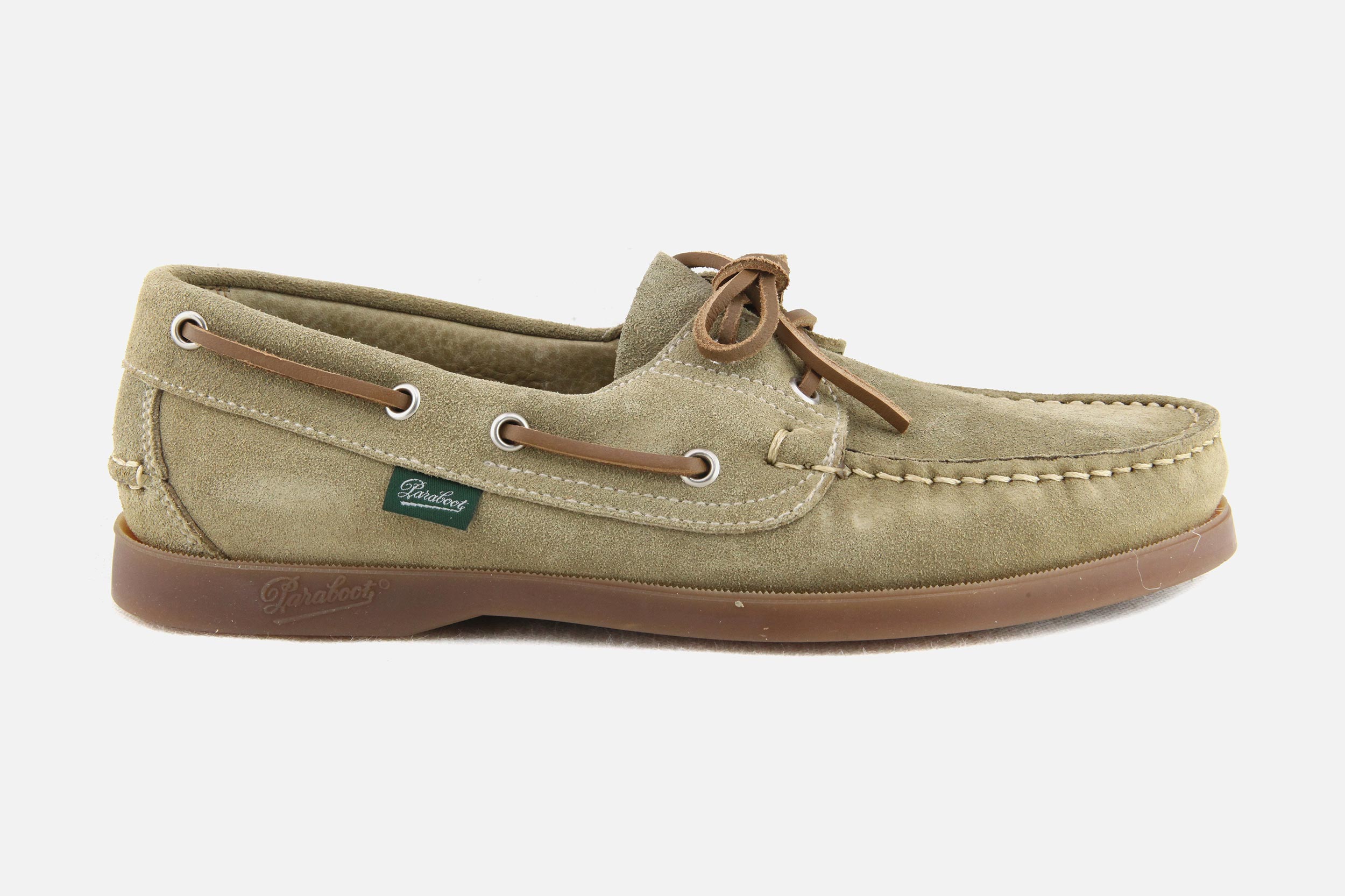Paraboot - BARTH VELOURS SAND Boat shoes on labotte