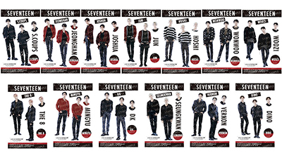 撮りおろしカットを使用したアクリルスタンド全26種の豪華ラインナップ