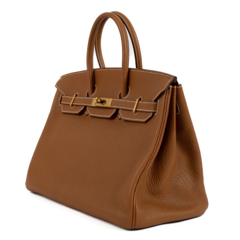 Hermès Birkin 35 Gold Fjord GHW ○ Labellov ○ Buy and Sell