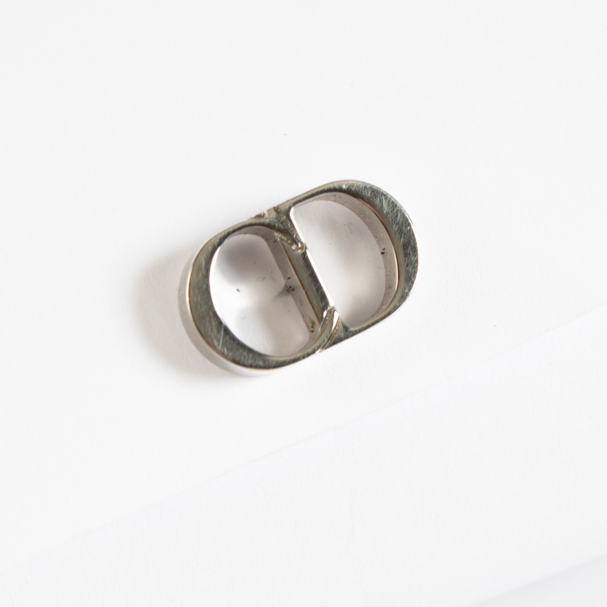 Christian Dior Steel CD Icon Brooch ○ Labellov ○ Buy and Sell