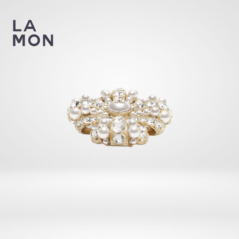 シャネル ブローチ CHANEL BROOCH AB3676 ココマーク メタル ストラス