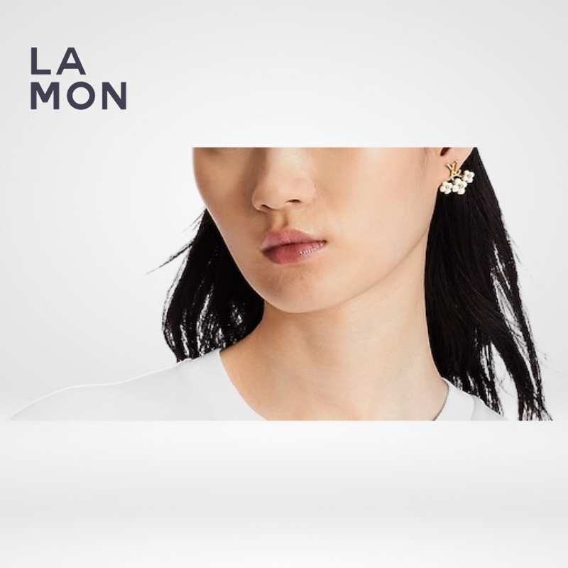 ルイ ヴィトン ピアス LOUIS VUITTON M00970 LV Flowergram Earrings