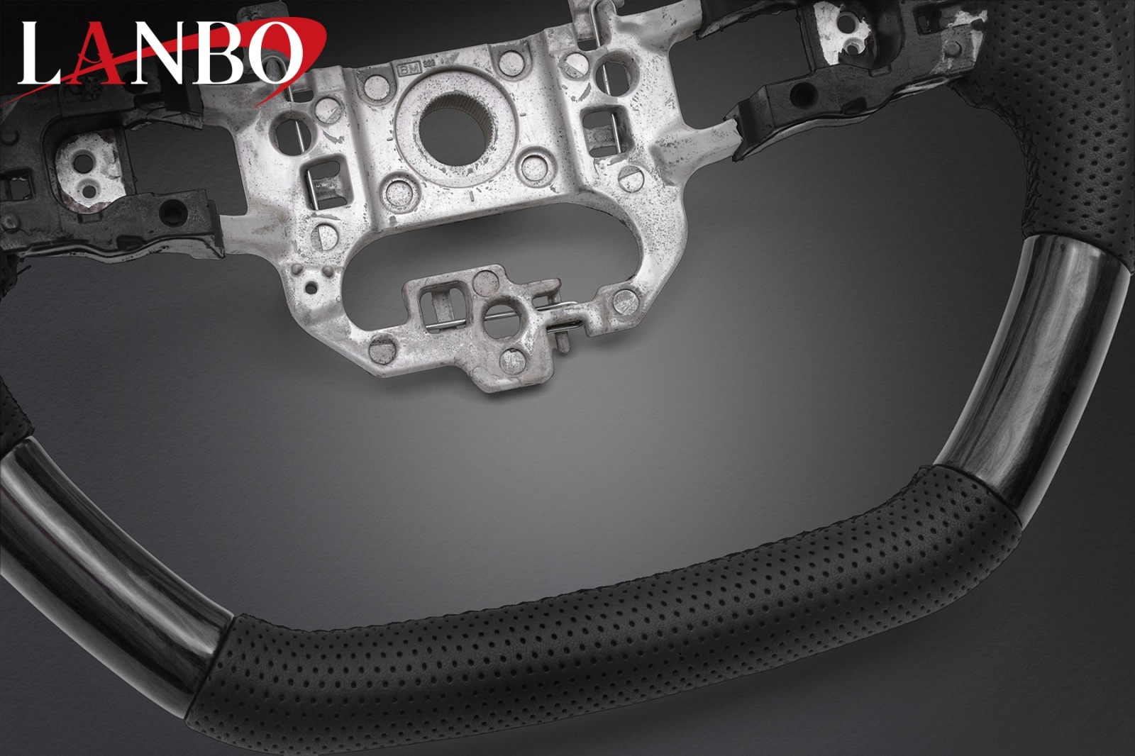 LANBO オリジナルステアリング ガングリップ［フリード GT系］