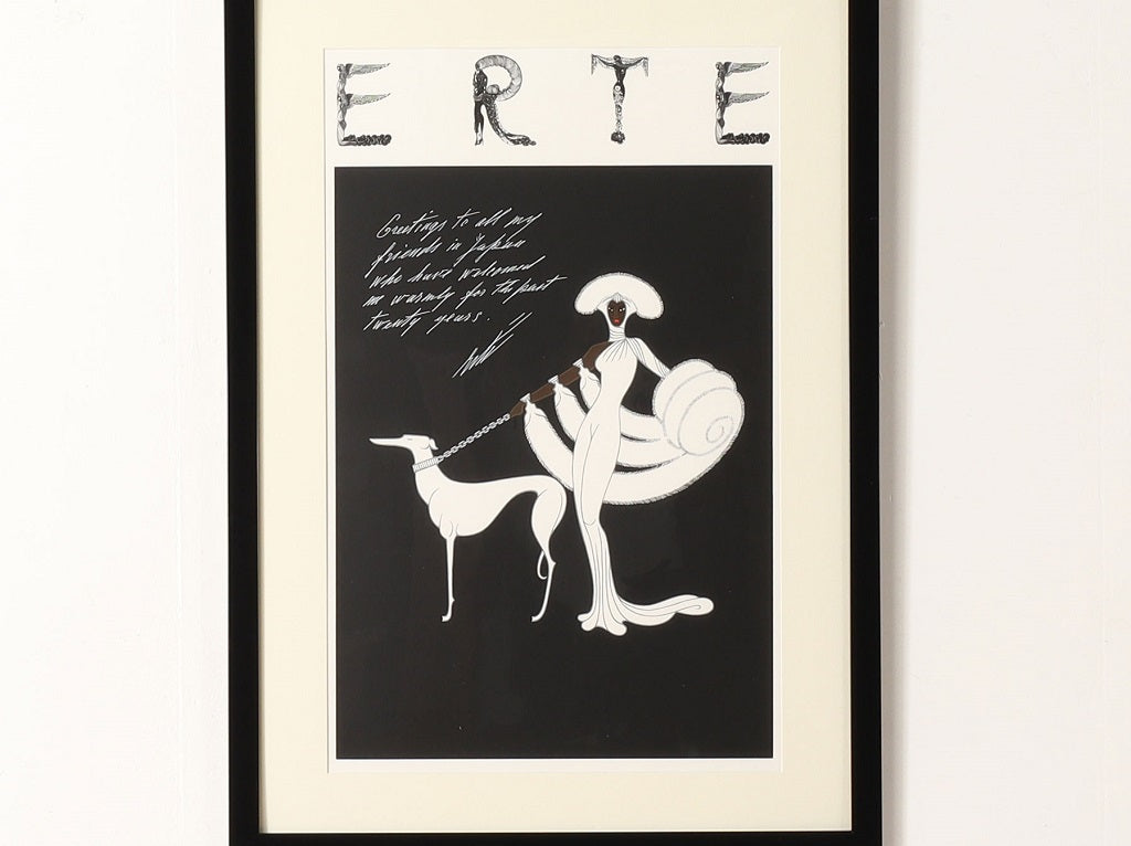 エルテ Ebony and White ポスター | ロイズ・アンティークス