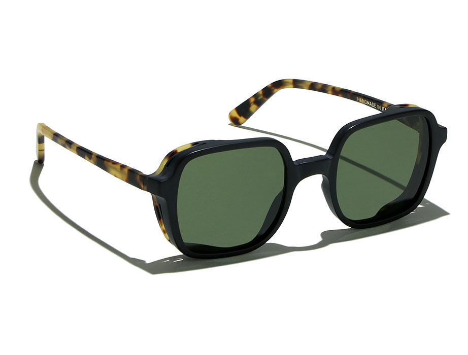 Manda Explorer Black Matt / Havana Tartarugato Matt 23B // Green
