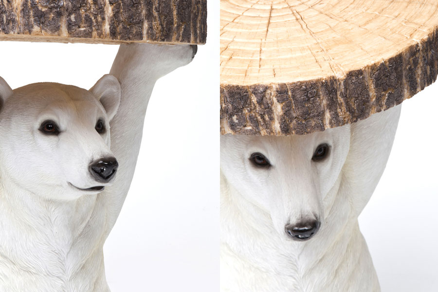 アニマルサイドテーブル ポーラーベア - サイドテーブルの通販