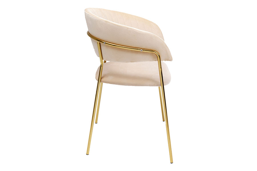 ベルクリーム ダイニングチェア（2脚セット） - ダイニングチェアの