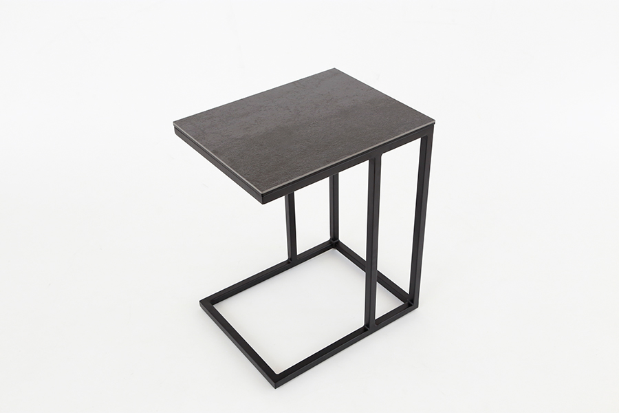 セラミック天板 サイドテーブル （ストームグレイ） - サイドテーブル