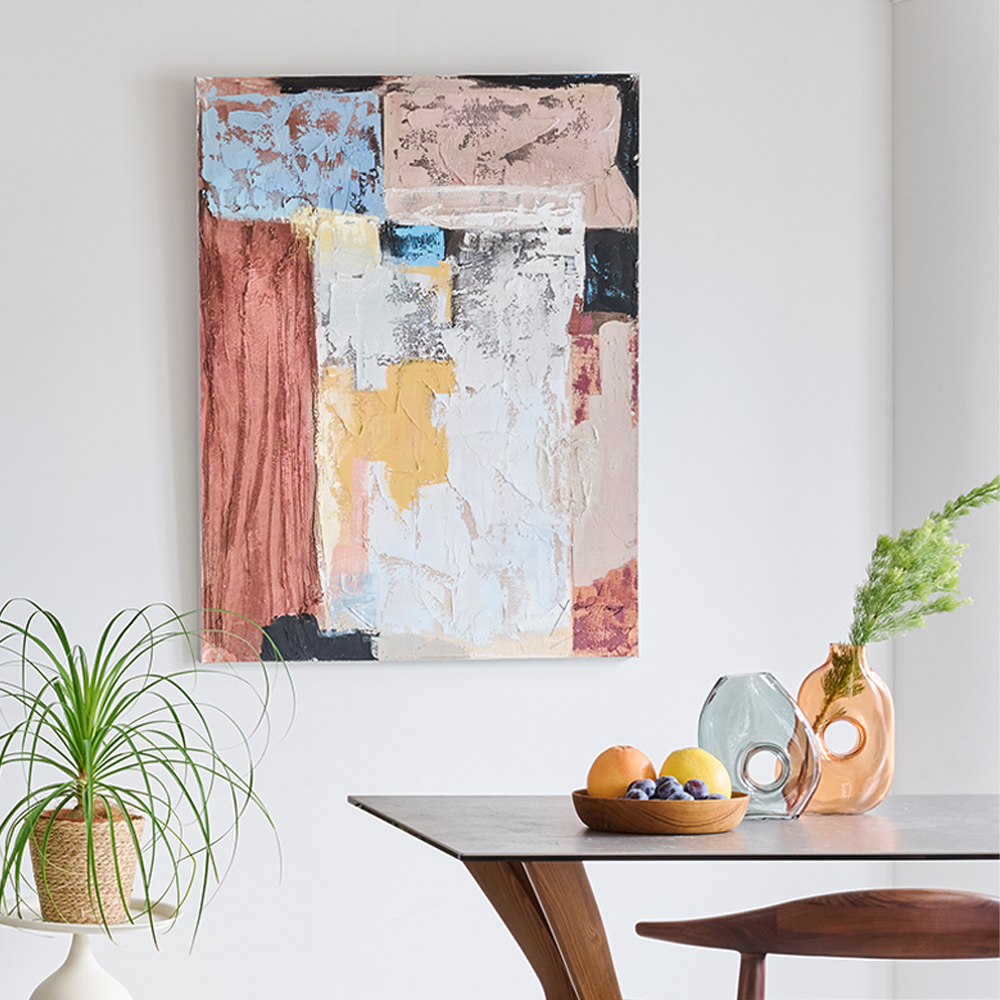 スプラッシュ オレンジ 90x120cm ピクチャー アート - アート