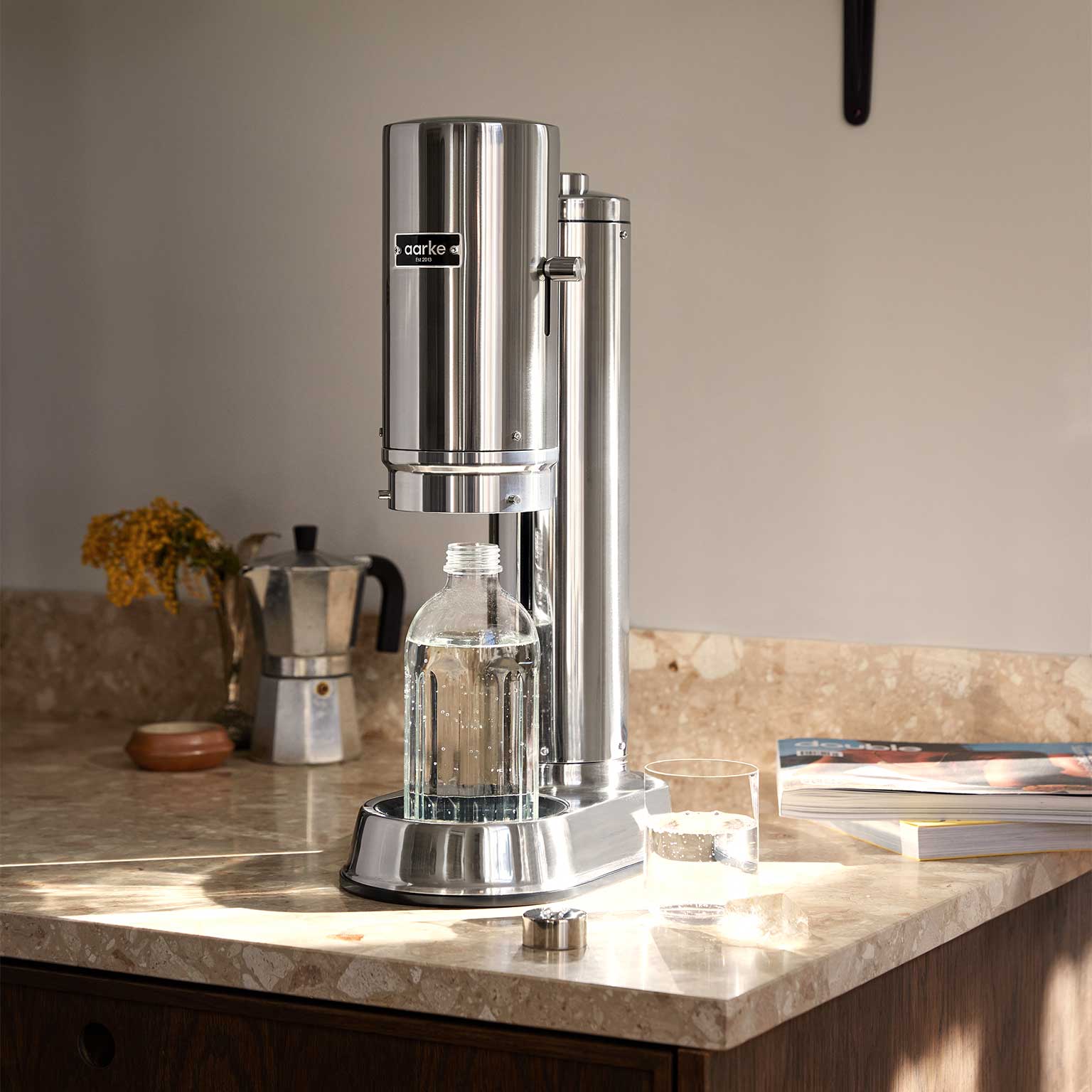 aarke ステンレススチール 炭酸水メーカー ボトル付き 公式】aarke