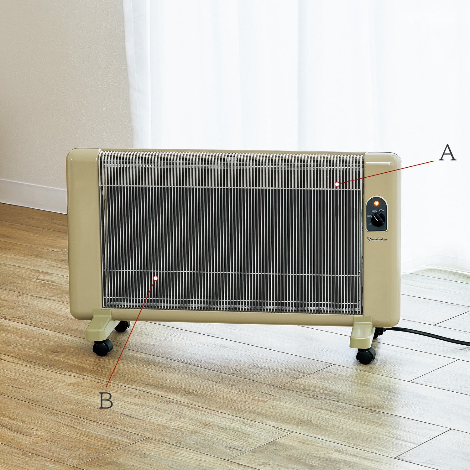 夢暖望 赤外線パネルヒーター880型H アールシーエス RCS 夢暖望 赤外線