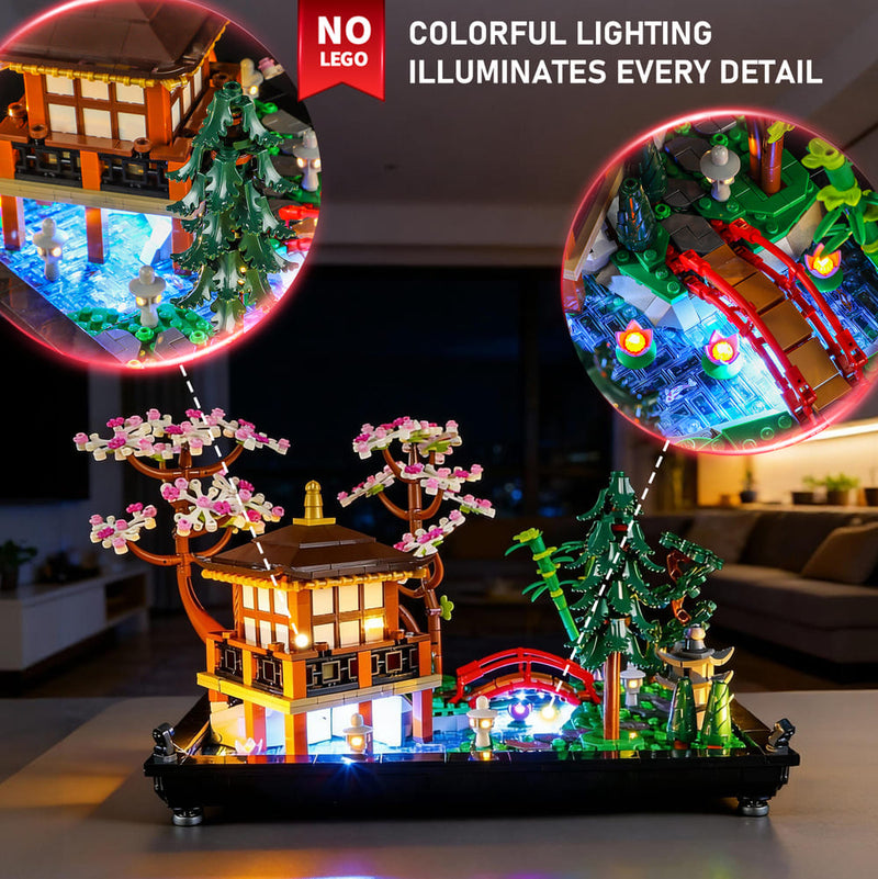 Briksmax Light Kit For Tranquil Garden 10315 – Lightailing