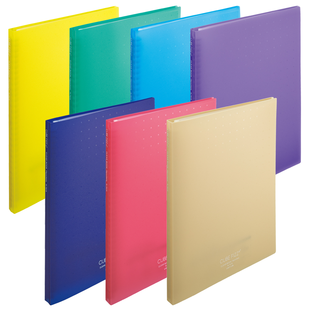 CUBE FIZZ クリヤーブック＜ポケット交換タイプ＞ - 株式会社リヒトラブ
