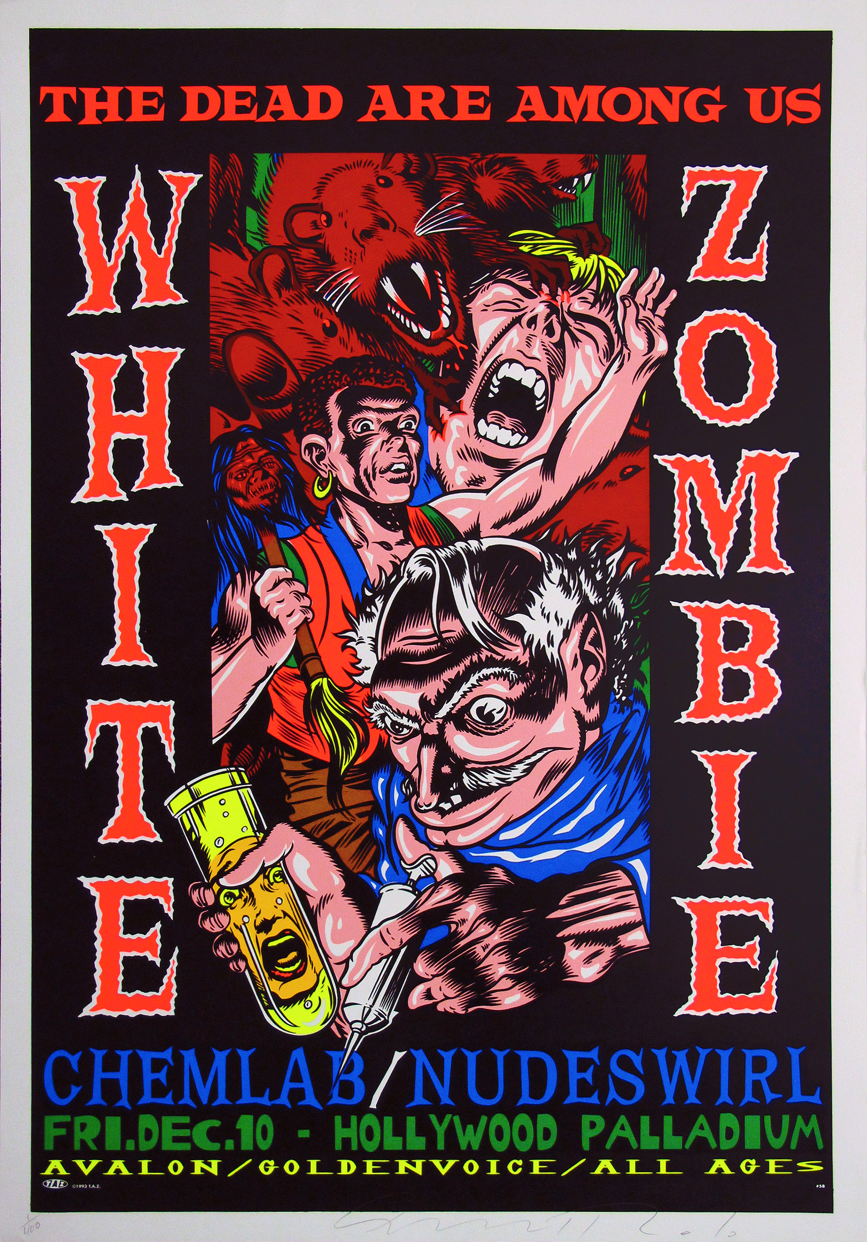 White Zombie Concert Poster | Limited Runs