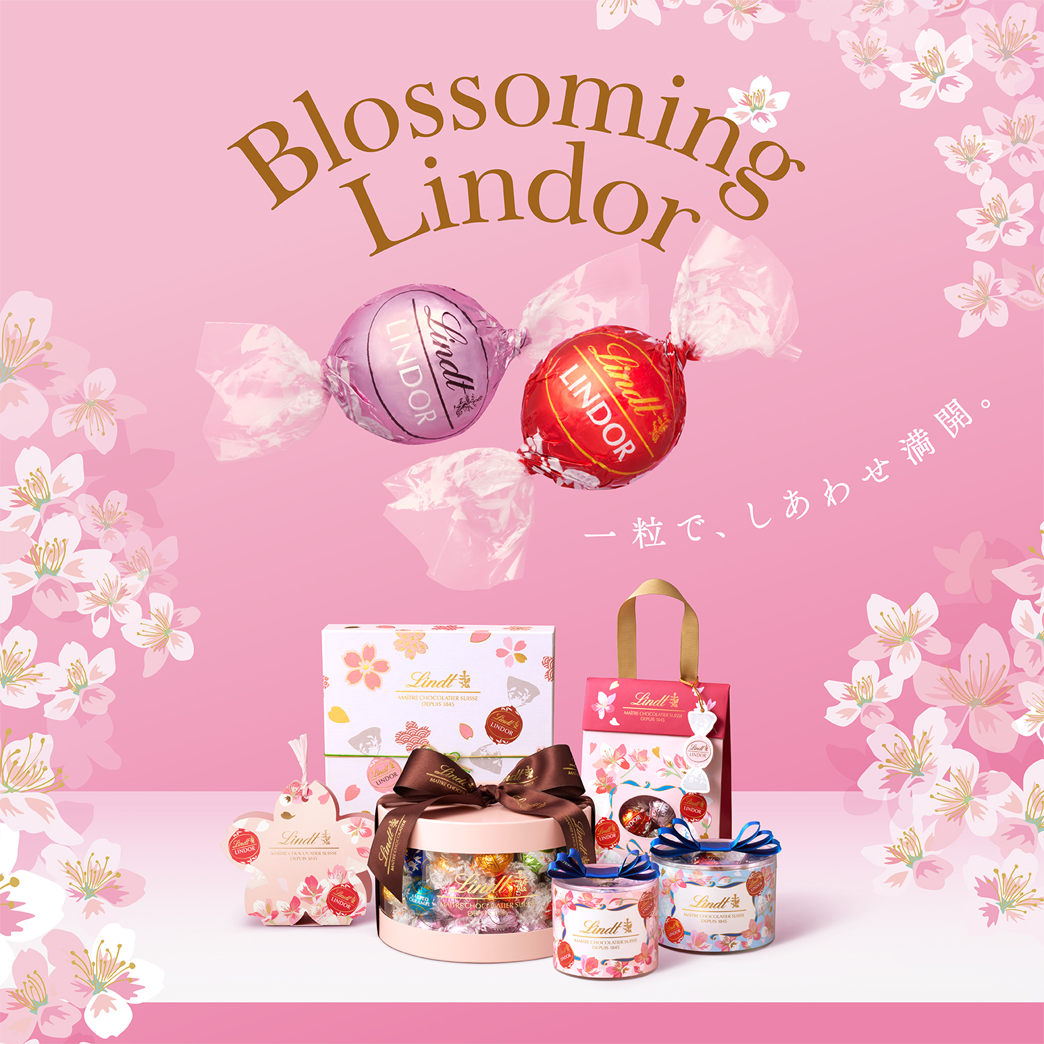 さくらの優雅でやさしい香りを楽しめる、日本発のリンドール 「さくら