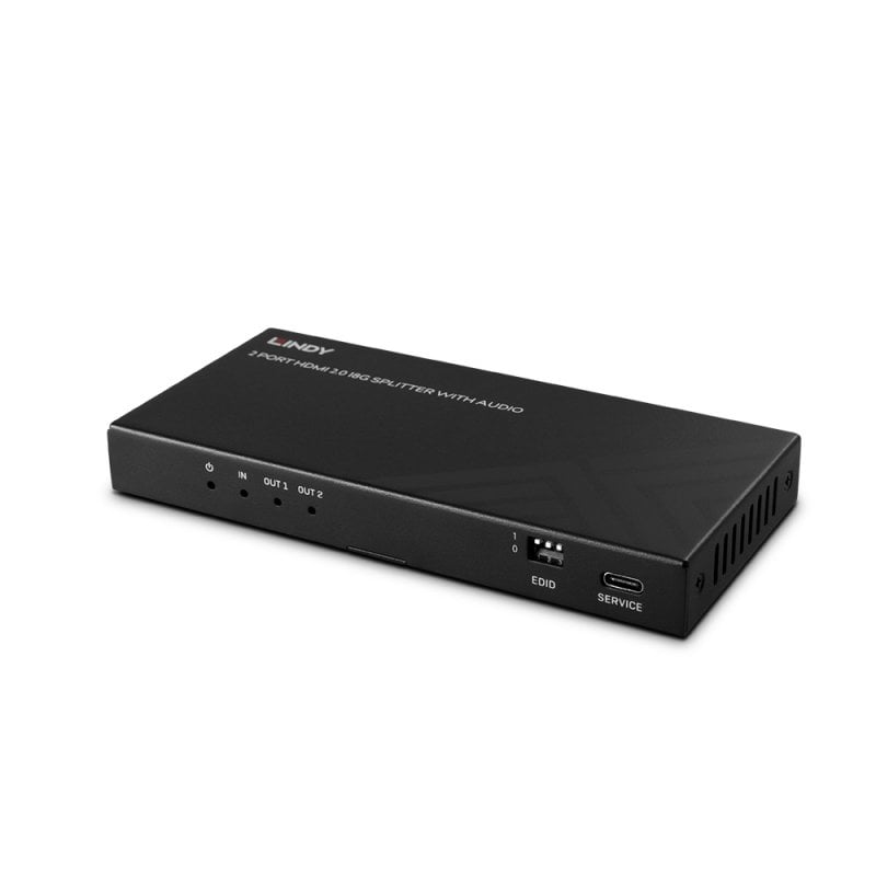 2 Port HDMI 8K60 Splitter with Audio - Audio & Video from Lindy UK