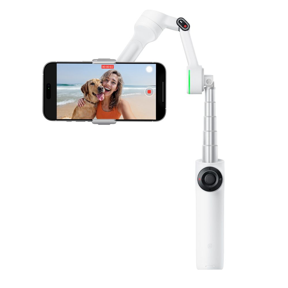 Insta360 Flow 2 Pro AI Tracking Stabiliser - White