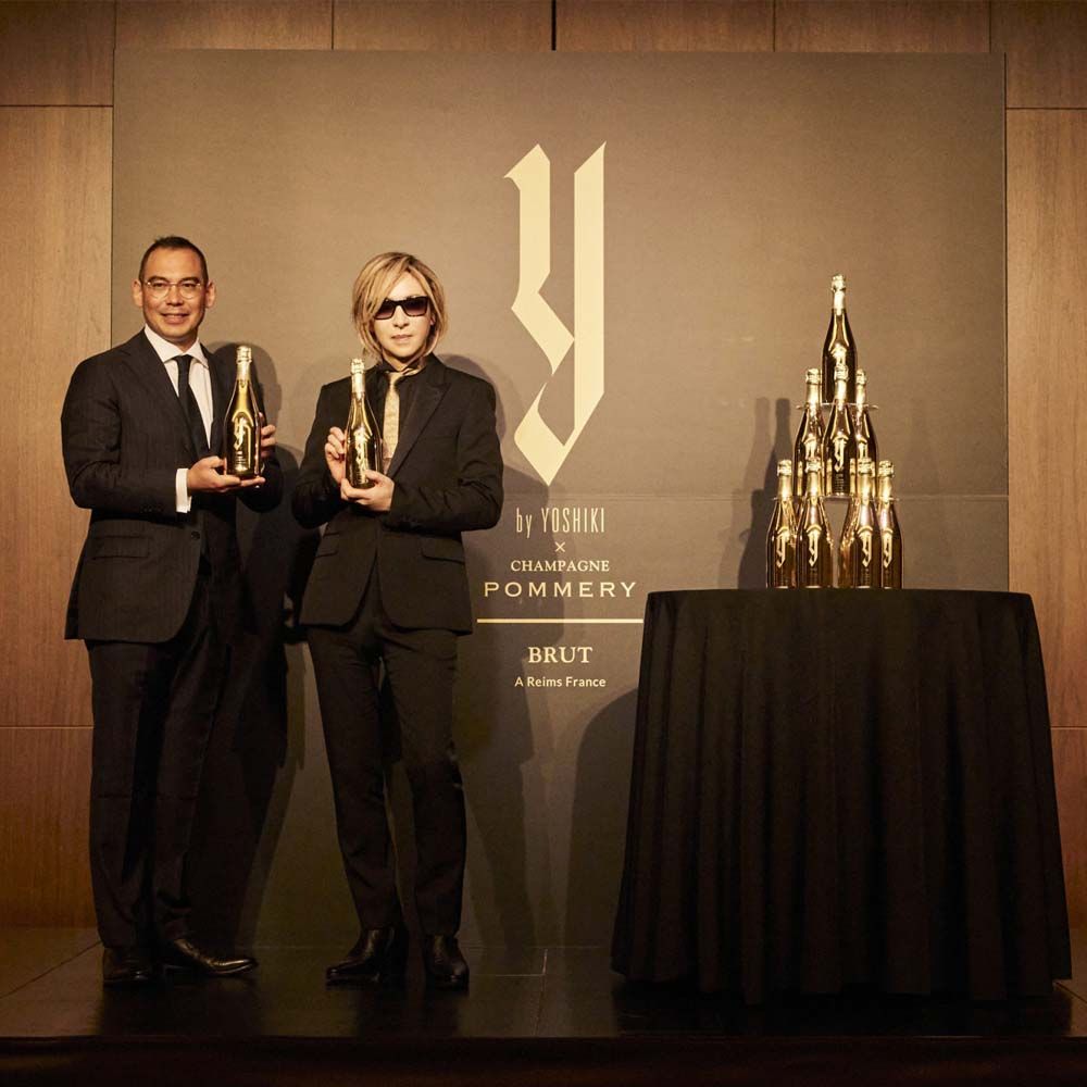 Y By Yoshiki Champagne Pommery Gold Giftbox