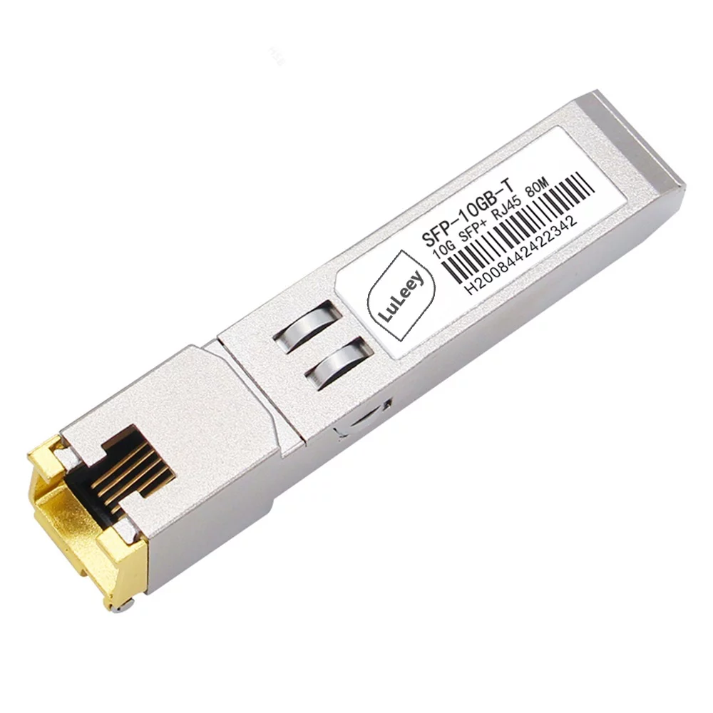 RJ45 銅モジュール 30m/80m/100m、sfp モジュールへの 10GBase-T SFP+