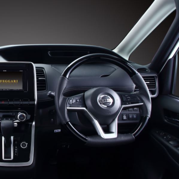 NISSAN | SERENA | C27 | High grade wood & leather steering | ルナ