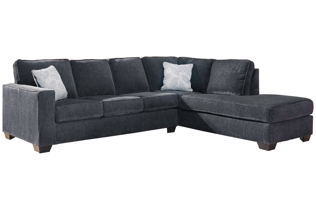 Altari Slate 2-Piece Sectional with Chaise – Luna Furniture
