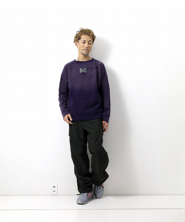 ニードルズ/Needles Deconstructed Sweat Shirt - Cotton French Terry