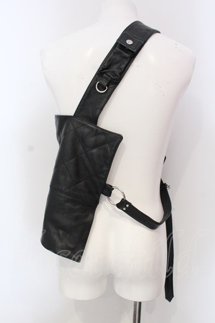 el conductor / LEATHER HALF VEST ベスト 2 ブラック O-25-04-06-011