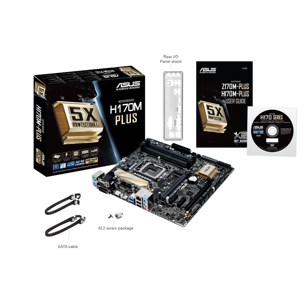 Asus H170M-Plus - Motherboard Specifications On MotherboardDB