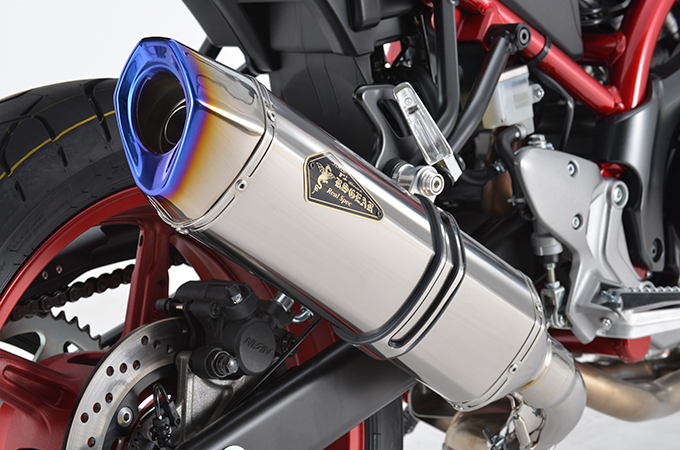 アールズギアからSV650リアルスペック スリップオン マフラーが登場