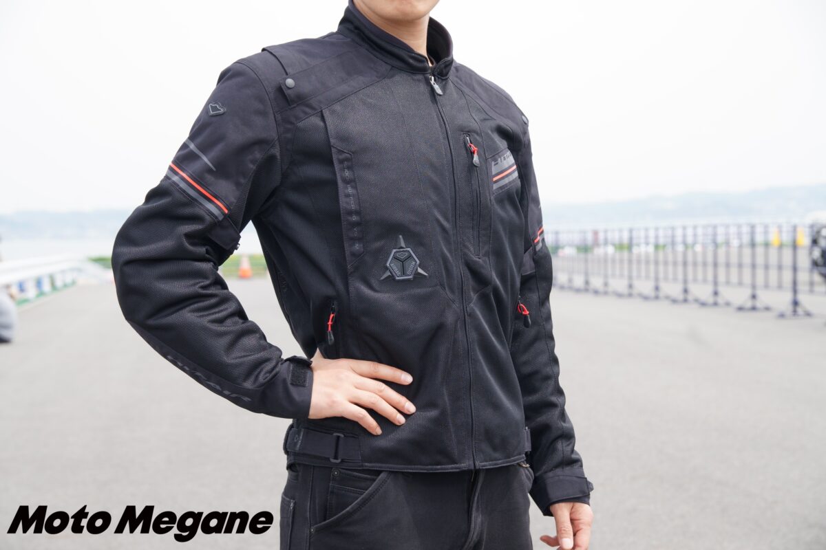 カジュアルに着られるhit-airのバイク用エアバッグジャケット。季節を