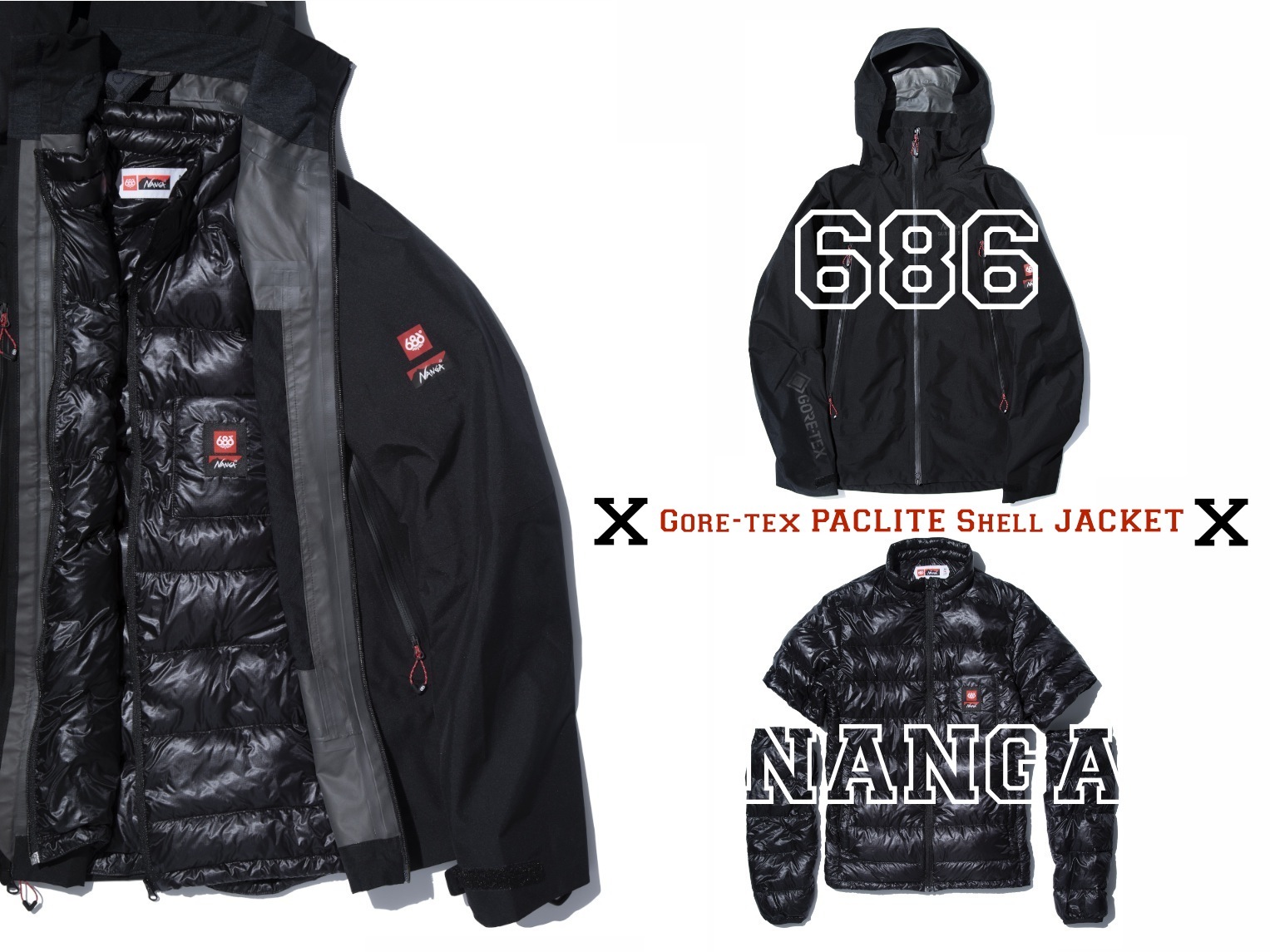 NANGA×686】GORE-TEX PACLITE Shell JACKETが進化して発売