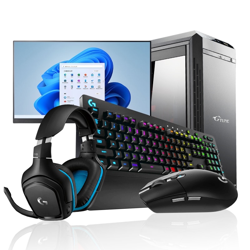 G TUNE DG-I5G60（スターター5点セット）はじめてのゲーミングPCに