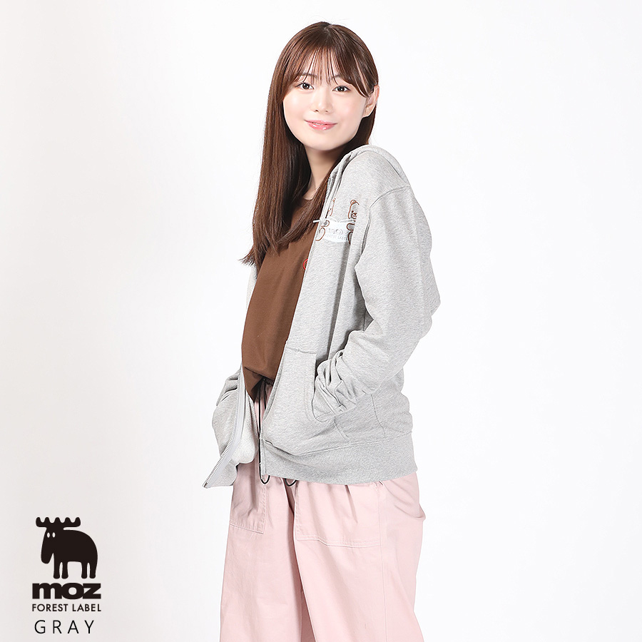 田畑志真 × moz FOREST LABEL コラボZIPパーカー