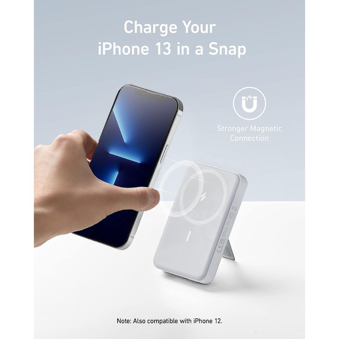 Anker 633 Magnetic Battery (MagGo) - White | Mobileciti