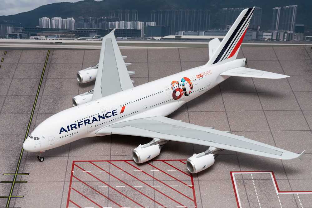 エールフランスA380 80 ANSYEARS herpa 1/500 エールフランスA380 80