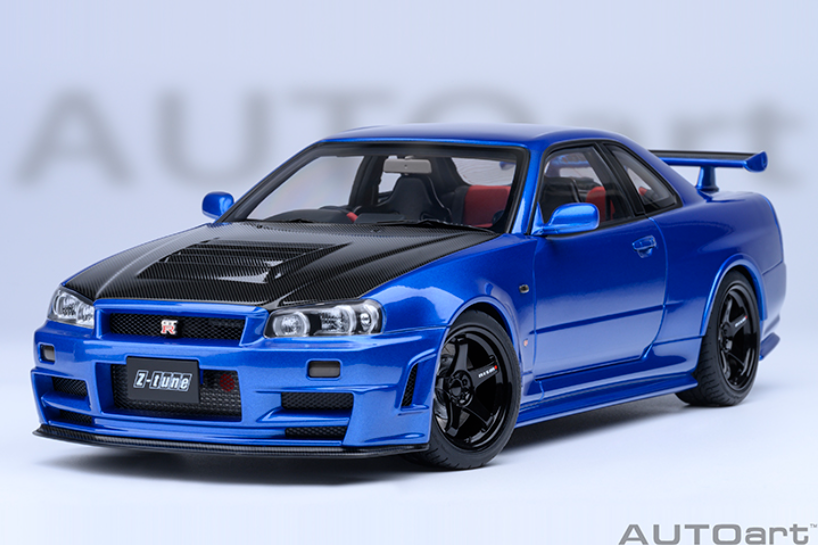 AUTOart 1:18 Nissan Skyline GT-R (R34) NISMO Z-Tune in Bayside