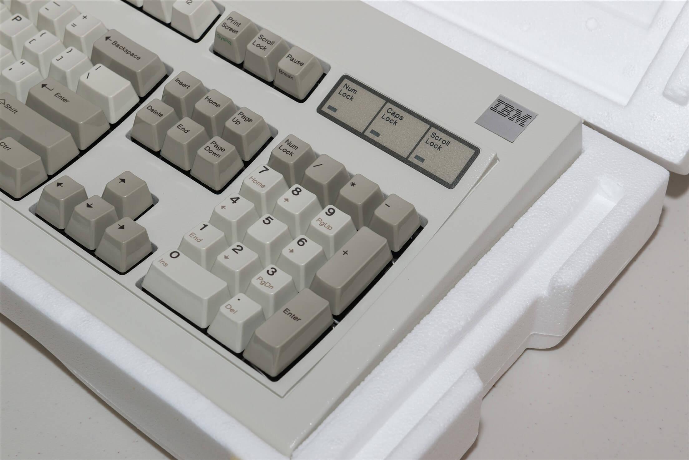 Brand New Factory Sealed In Retail Box IBM Model M Square Silver