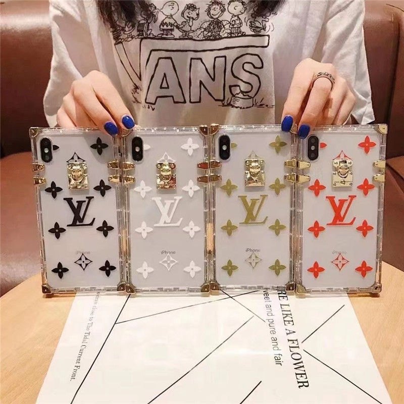 iphone16/15/14 ケース 透明 ルイ ヴィトン アイ トランク iphone13pro
