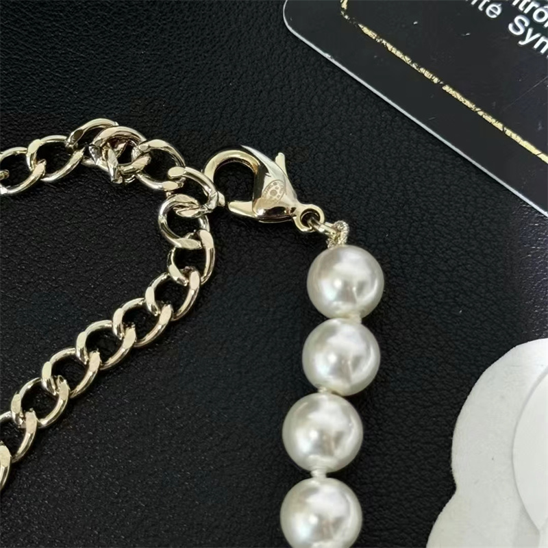 シャネル パール ネックレス ハイ ブランド チョーカー CCチャーム